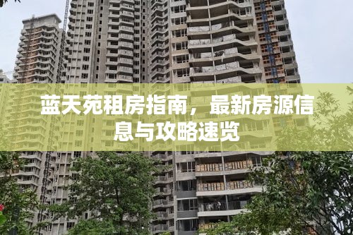 蓝天苑租房指南，最新房源信息与攻略速览